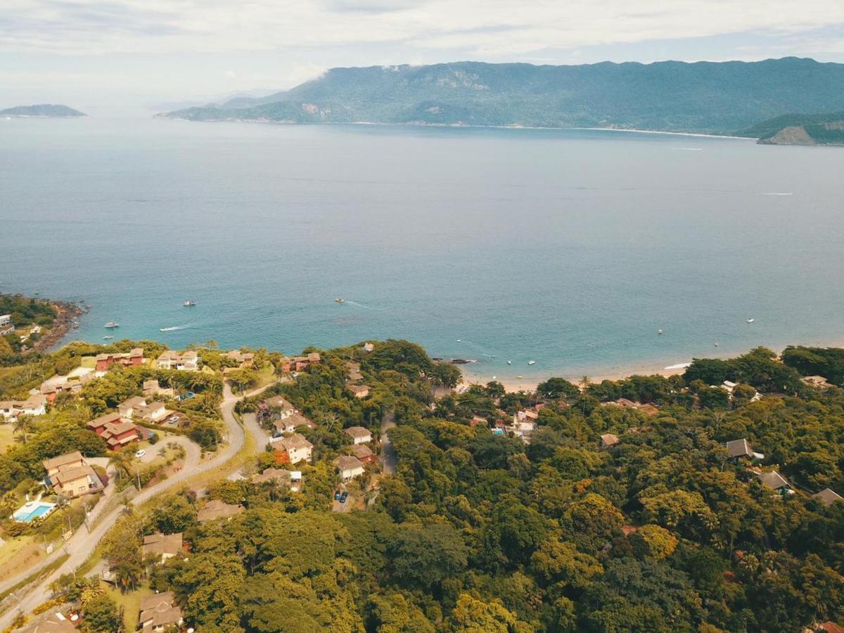 Bangalo Com Vista Para O Mar No Condominio Yacamim Ilhabela Praia Do Curral Экстерьер фото